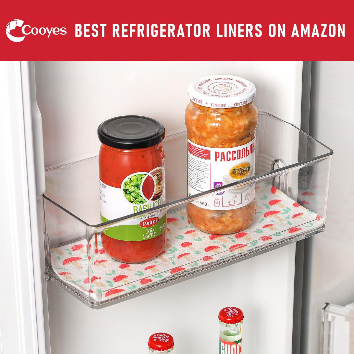 6 Pack Cloth Shelf Liners 12" × 24"