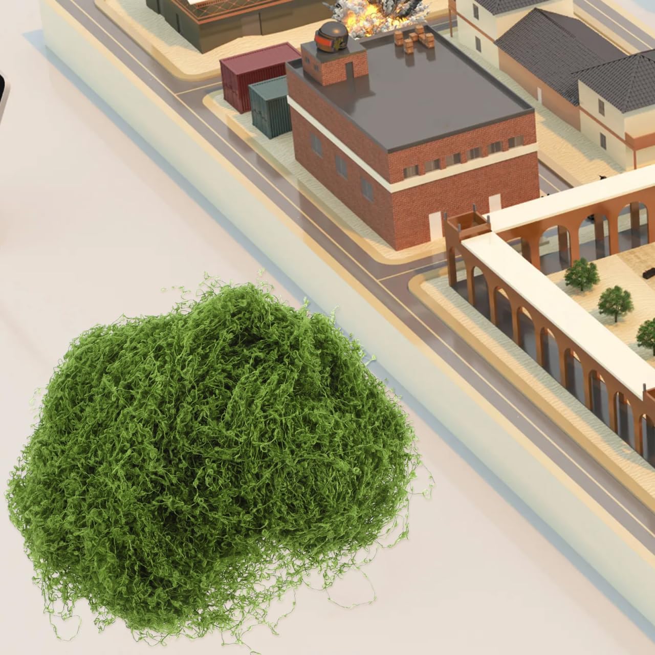 HAPINARY Artificial Miniature Vines Kit Model Railway Scenery Layout Miniature Simulation Shrubs Realistic Vines for Dollhouse Building Supplies