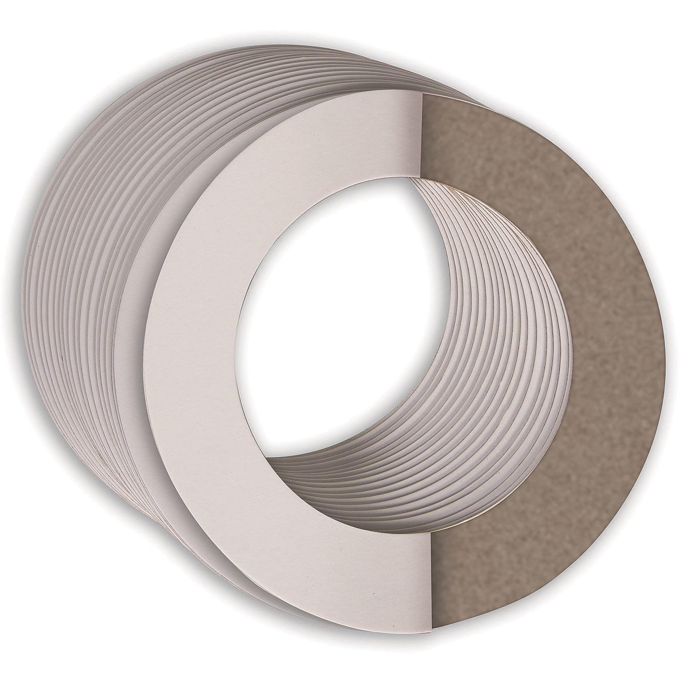 S&S Worldwide Self-Adhesive Wreath Ring. Sturdy Chipboard, Perfect for Collage and All Wreath Projects. Use Craft Trims, Paper, Yarn, Glitter, Gems & More. Total Diameter 9". Pack of 24