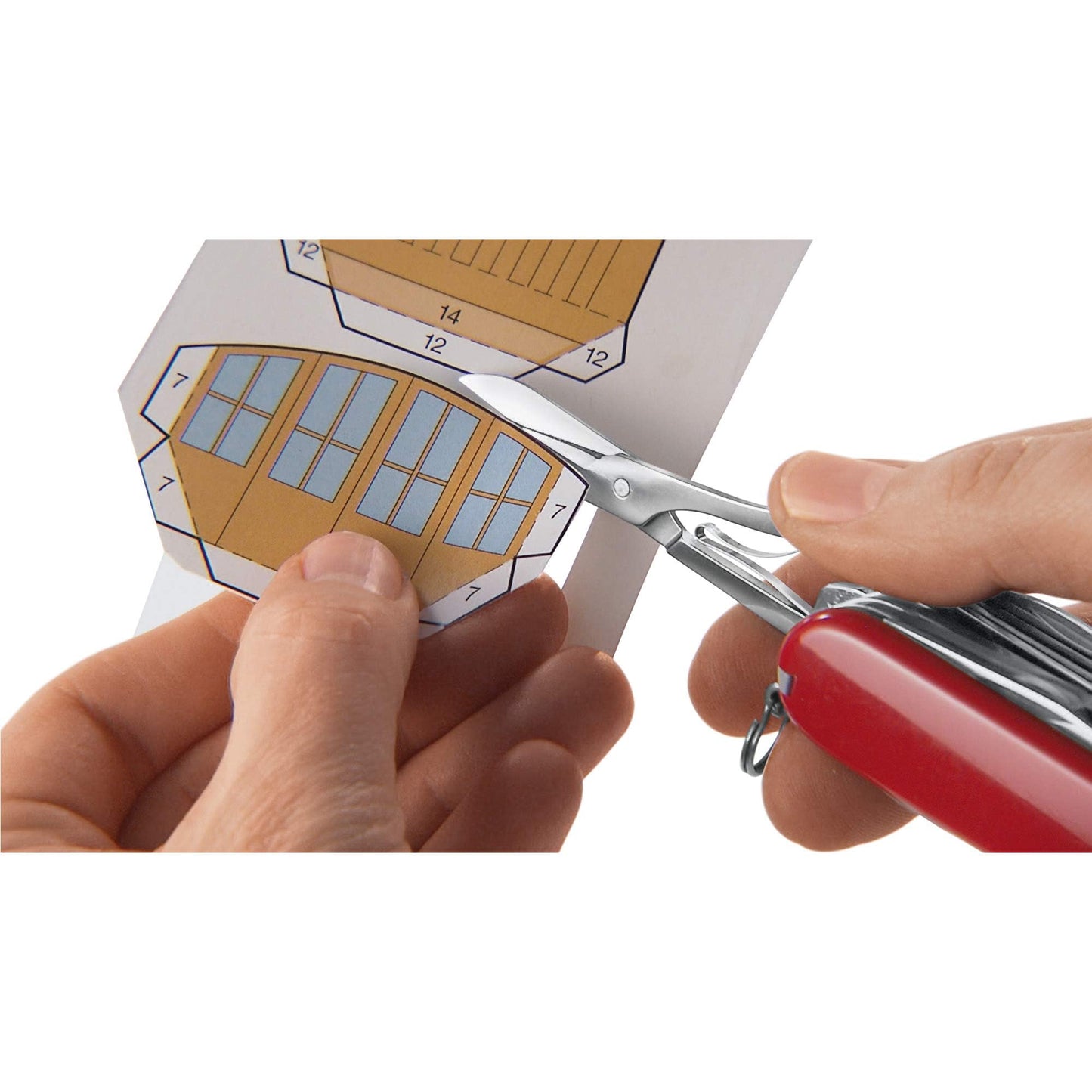 Victorinox Nail Clip 580, 8 Functions, Swiss Made Multi-Tool with Nail File, Nail Cleaner and Small Blade - Edelweiss