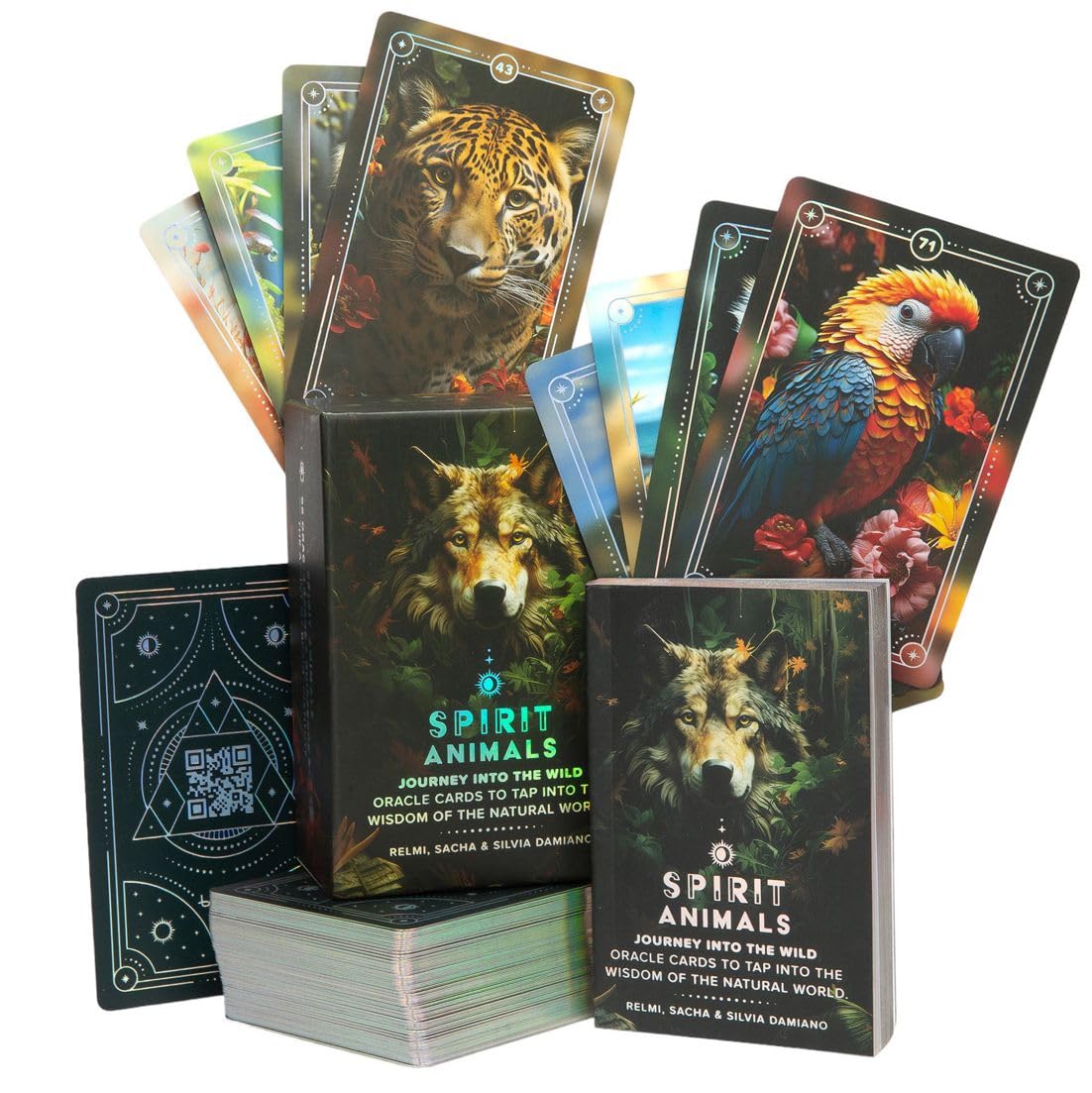 About my Brain Spirit Animals Oracle Deck | Edition 2 | 96 Oracle Cards and Pocket Guidebook | Journey Into The Wild | Complement Your Tarot Card Practice