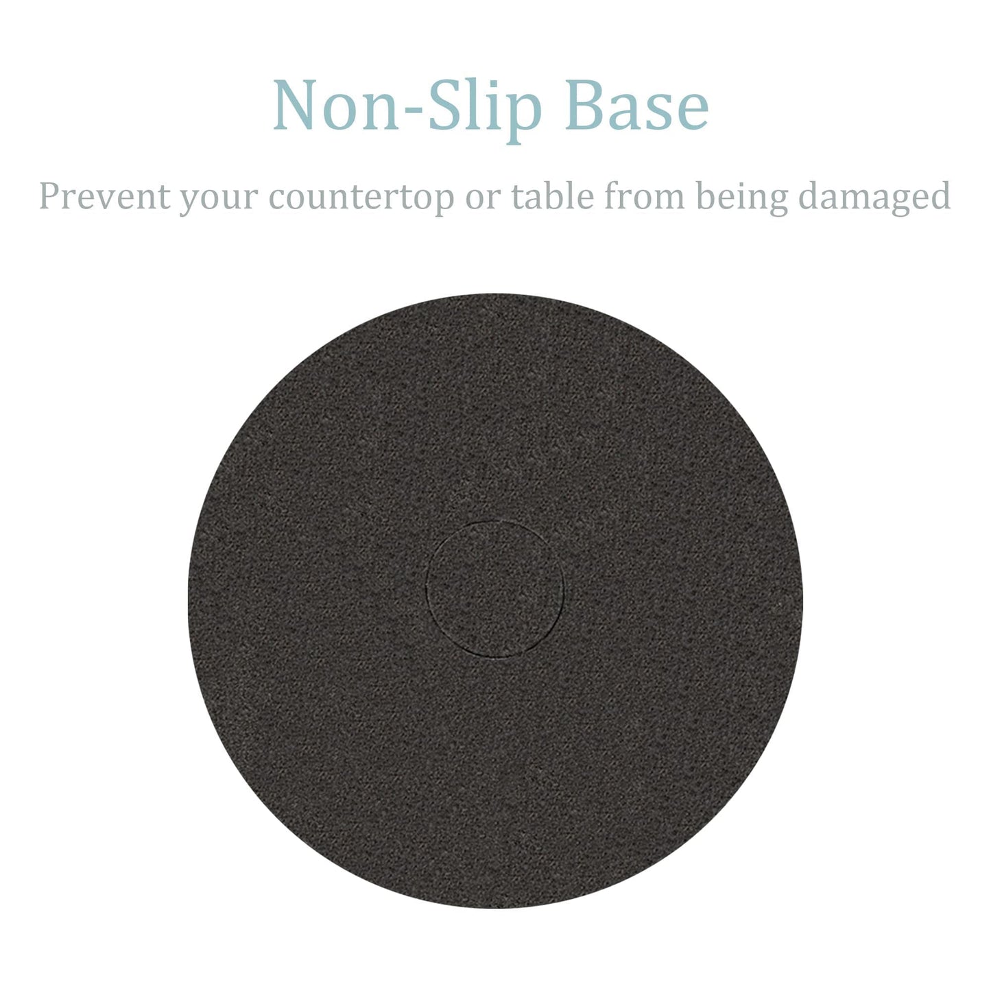 Black Standing Paper Towel Holder for Kitchen& Bathroom Countertop,Under Counter, Table Or BBQ, Standard or Jumbo-Sized Roll Paper (with Stainless Steel Base)