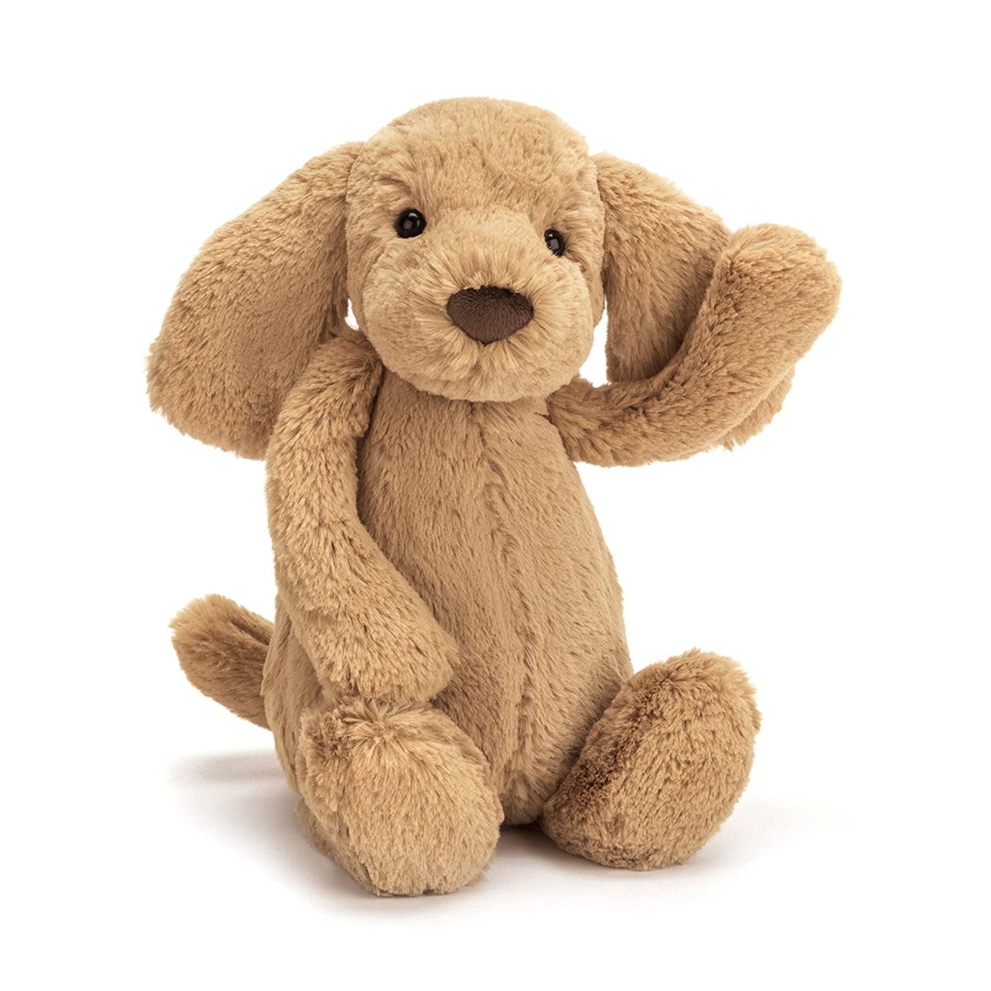 Jellycat Bashful Toffee Puppy Stuffed Animal, Medium 12 inches - Dogs and Puppies Plush Toy - Classic Children's Gift