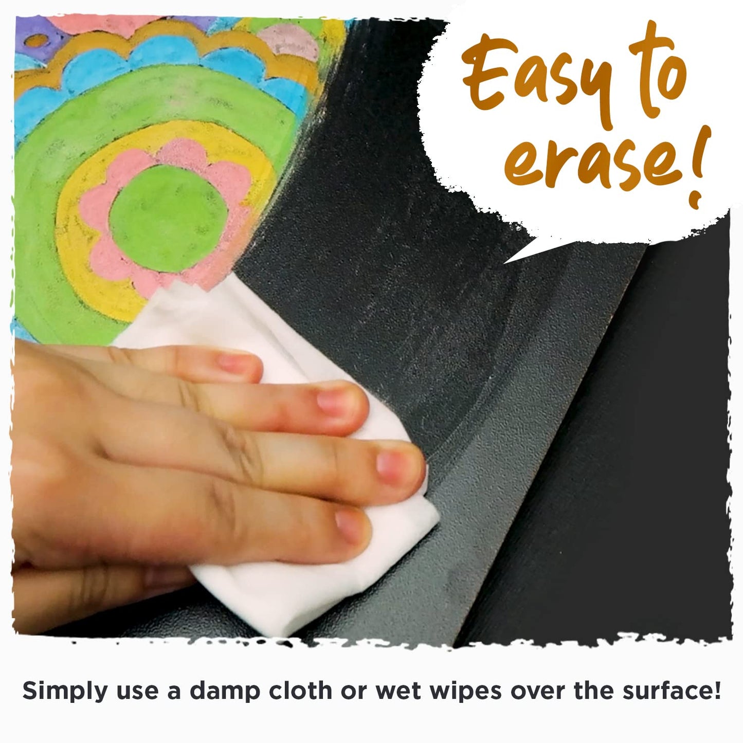 Chalkola Extra Fine Tip Metallic Chalk Markers (10 Pack, 1mm Point) - Liquid Chalk Pens for Chalkboard, Blackboard, Bistro Menu, Car Windows, Glass, Acrylic Board - Thin Erasable Wet Erase Paint Ink