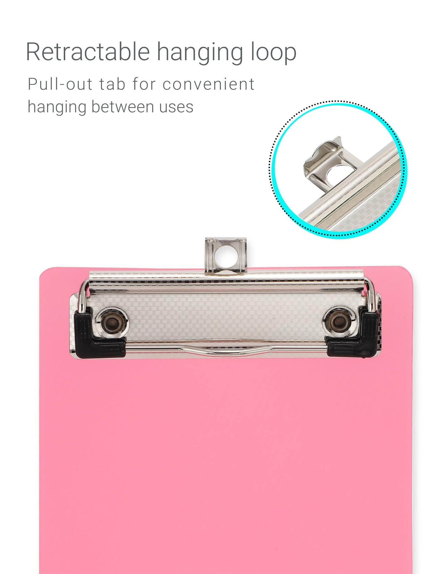 Mymazn Mini Clipboards, 4.7x7.3 Inch Portable Plastic Clipboards for Receipts & Orders, Ideal for Warehouse, Office, School & Outdoor Work (10-Pack)