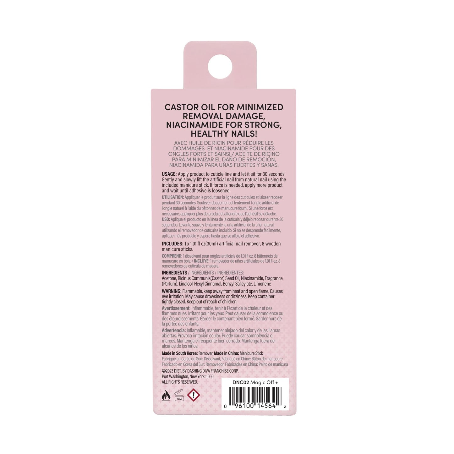 Dashing Diva GelXtend Design & Removal Kit - Nail Tips & Magic Off+ Remover - Acrylic Nails with LED Glue - Lasts Up to 14 Days - Press On Remover with Niacinamide and Castor Oil - Summer Shimmer