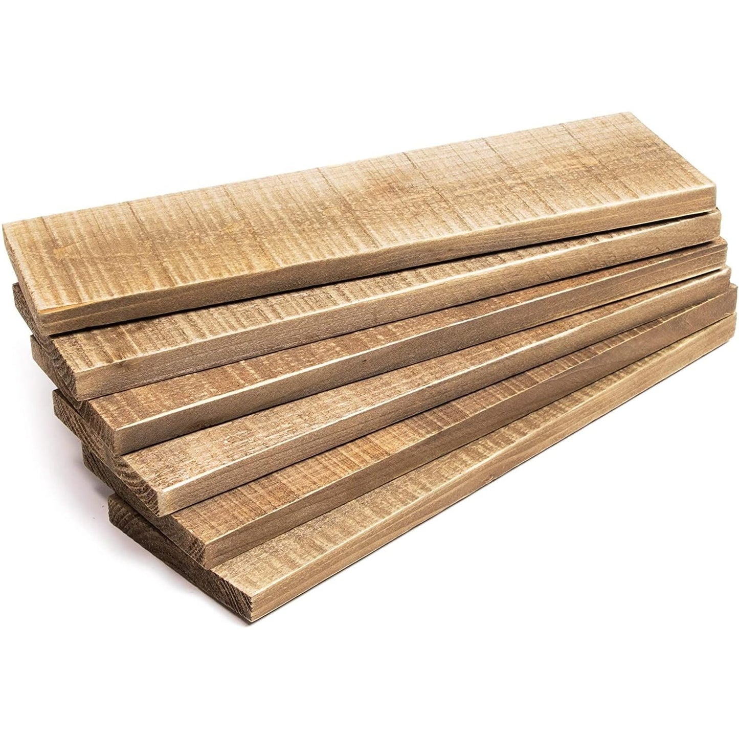 Bright Creations Shelf Wood Boards - 3.5 x 12 x 0.5 in, 6-Pack Reclaimed Wood Bundle - DIY Crafts & Barn Board Planks for Rustic Home Decor