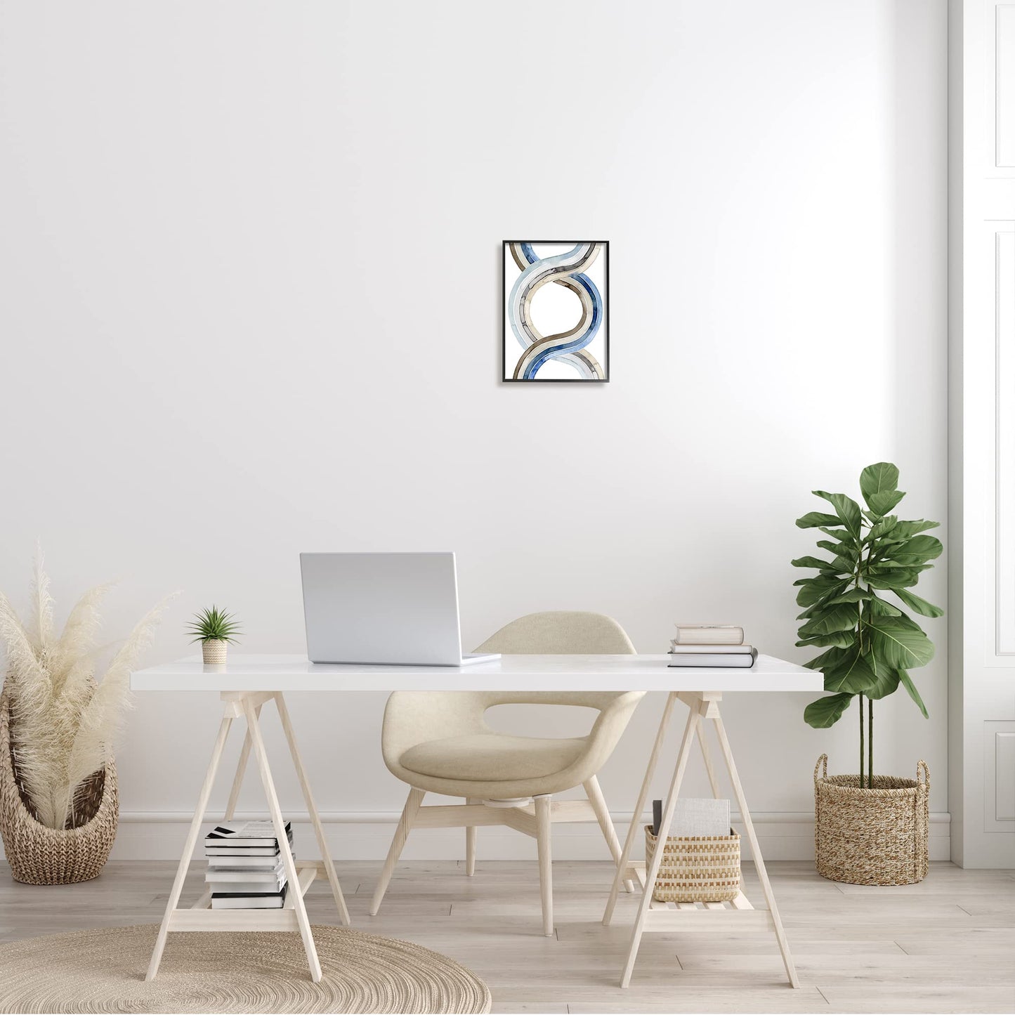 Stupell Industries Modern Two Dimensional Helix Abstract Watercolor Painting, Design by Grace Popp