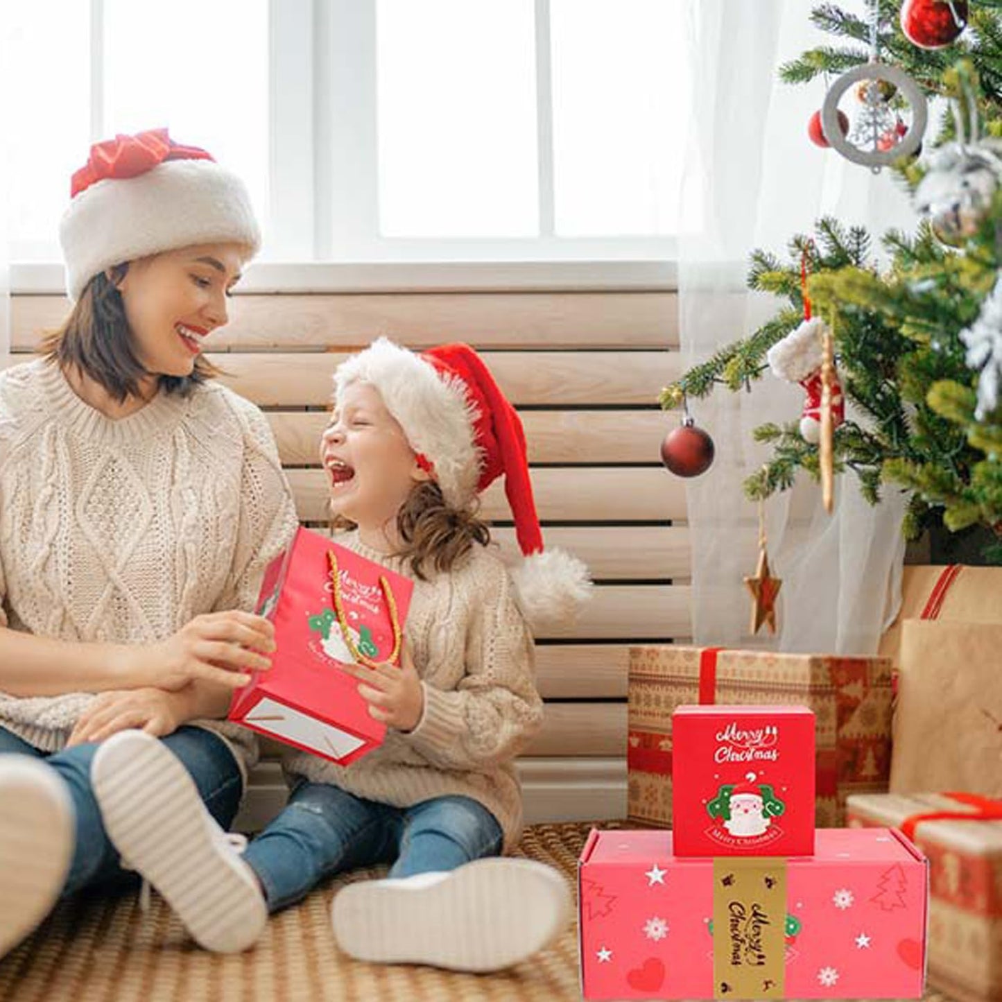 Gocikiko Surprise Gift Box Explosion for Money,Pop-Up Explosion Gift Box Surprise (10 Box Red) - Folding Bouncing Present Box for Christmas, Birthday, New Year & Anniversary Parties