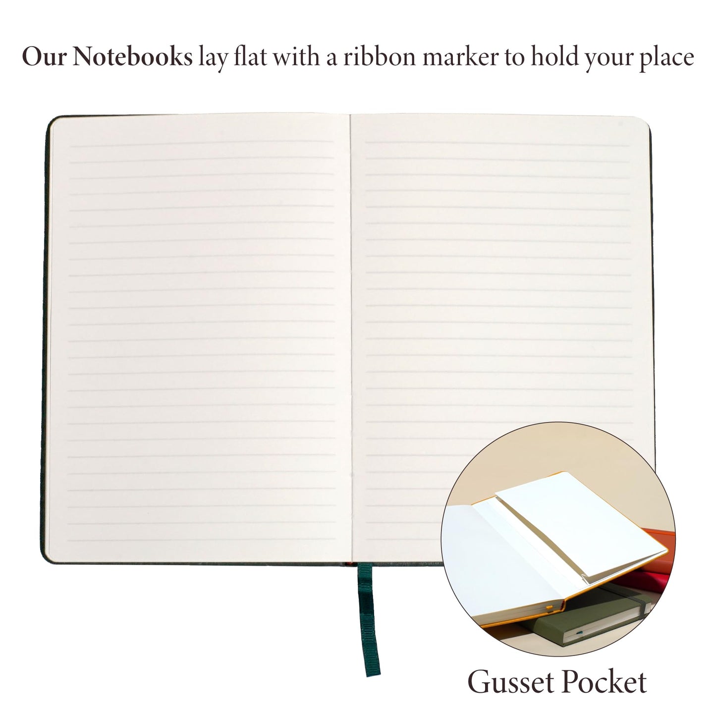 ANECDOTE. Lined Journal Notebook, 192 Pages, A5 size: 8.3" x 5.4", Thick 100 GSM Paper, Ruled, Hardcover. Journal for Women and Men, Perfect Notebook for School, Work and Travel (Mustard)