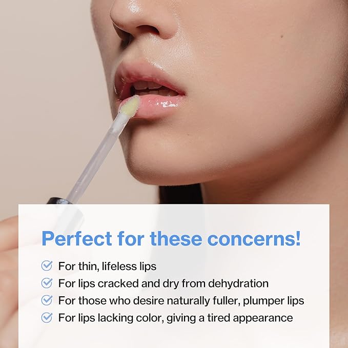 ID.AZ Face Fit Lip Fit-Ler, Clear Lip Plumper for Hydrated, Glass-Like Lips, Plumping Effect with Maxi-Lip Formula, Korean Lip Care, 0.12 fl. oz.