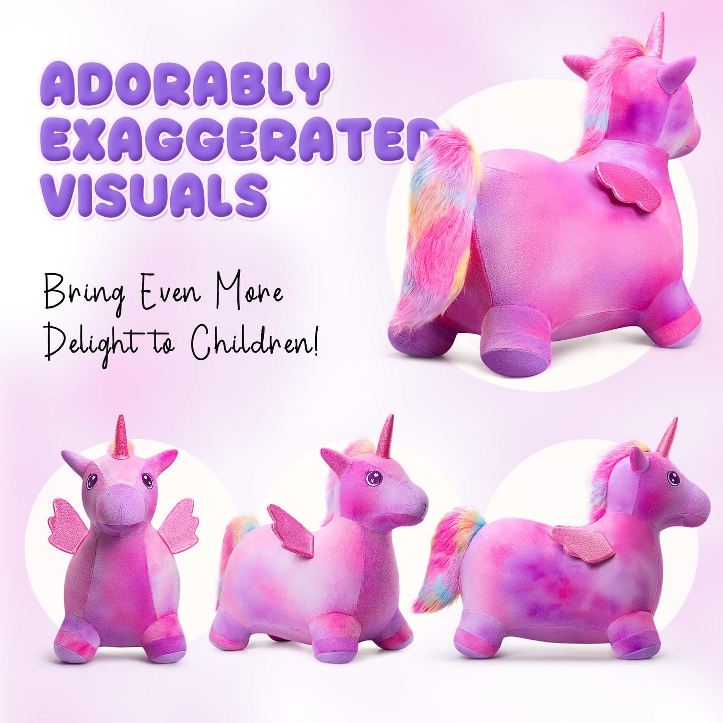 VangeBow Bouncy Unicorn with Bouncy Giraffe