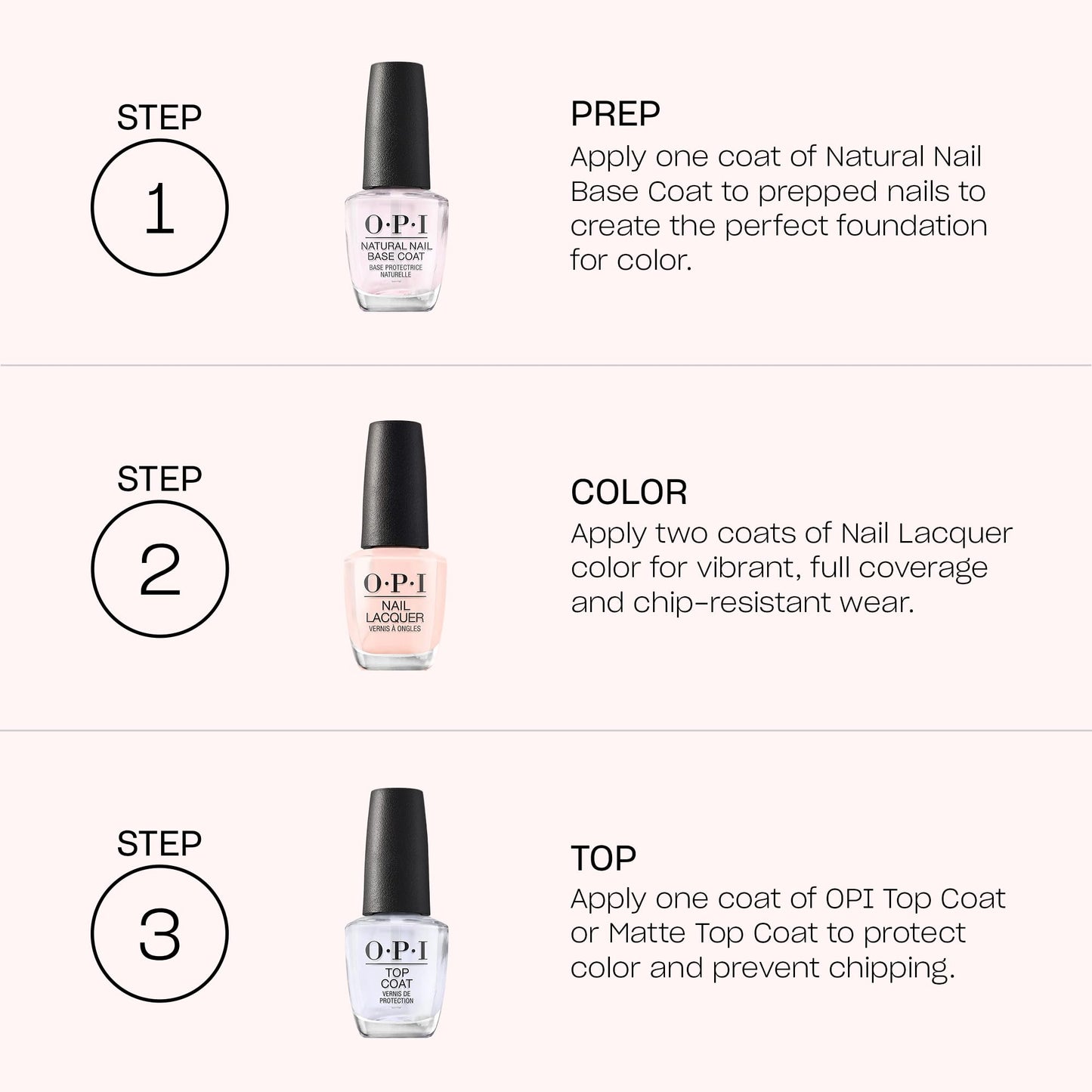 OPI Nail Lacquer & On Point Press On Nails, Put it in Neutral Bundle | Sheer Soft Short Round Press-On Nails 24 Count with Nail Glue with Matching Nail Lacquer Polish Shade