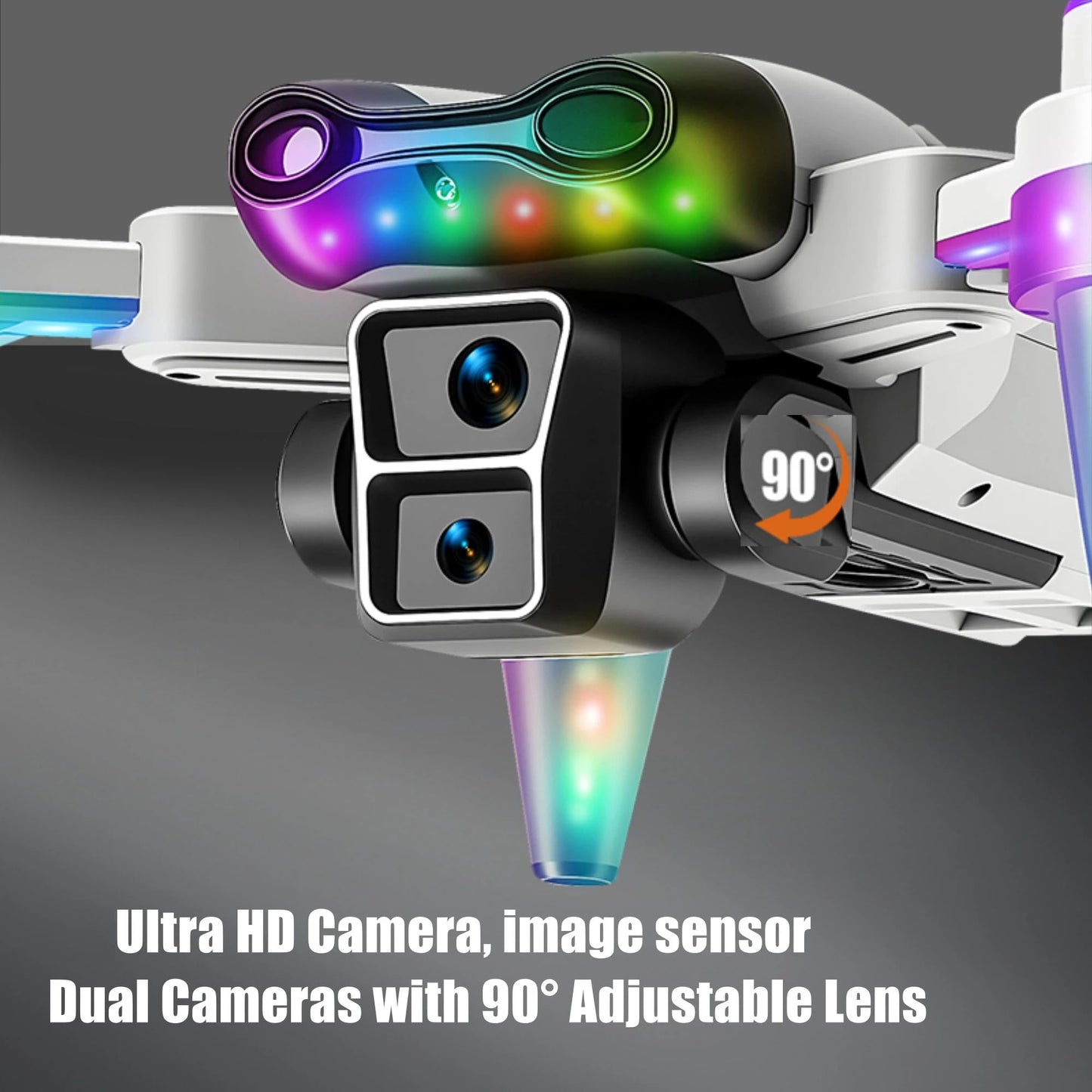 Drones for Kids 8-12 – Drone with camera for kids & Beginners,Kids drone with Fancy LED Lights, 4.3" Built-In FPV Screen, Three Batteries, Perfect Holiday & Birthday Gift, Indoor & Outdoor Quadcopter Toy