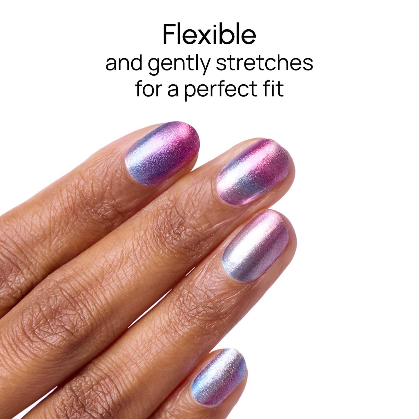 Color Street Wander Luster Nail Strips - Dreamy Gradient with Shimmer Finish, Shimmer Look, 16 Double-Ended Real Nail Polish Strips, Easy Application