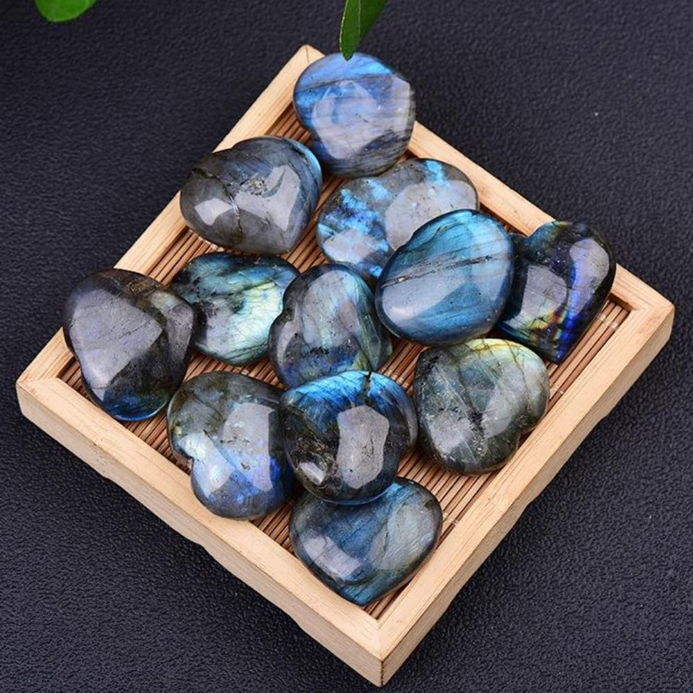 Natural Crystal Labradorite Heart Natural Labradorite Labradorite Crystal Crystal Hearts Healing Crystal Labradorite Stone