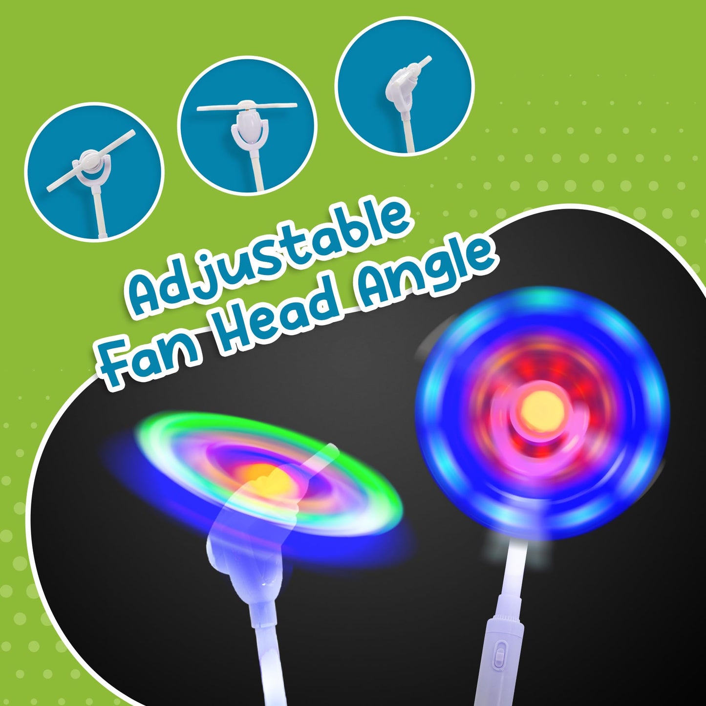 Fun Central LED Windmill Spinner – Light-Up Magic Wand Toy with Multicolor Flashing Lights for Kids
