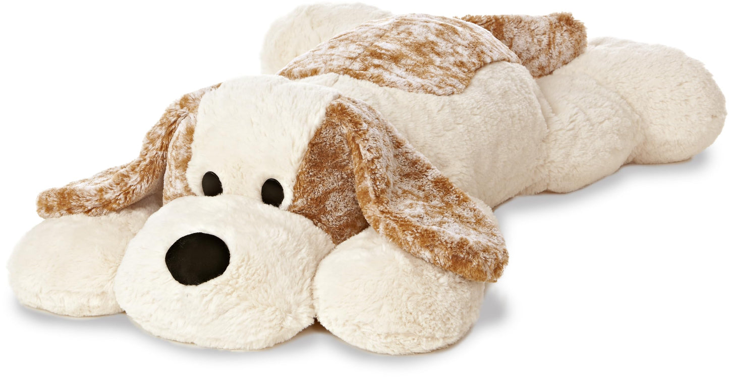 Aurora® Snuggly Super Flopsie™ Big Scruff™ Stuffed Animal - Large Size for Giant Cuddles - Perfect for Decorating Rooms and Birthday Gifts - White 28 Inches