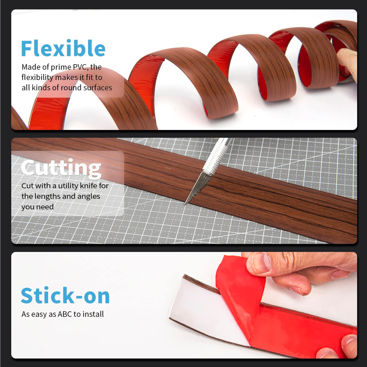 4 ft Vinyl Floor Transition Strip (4 Foot)
