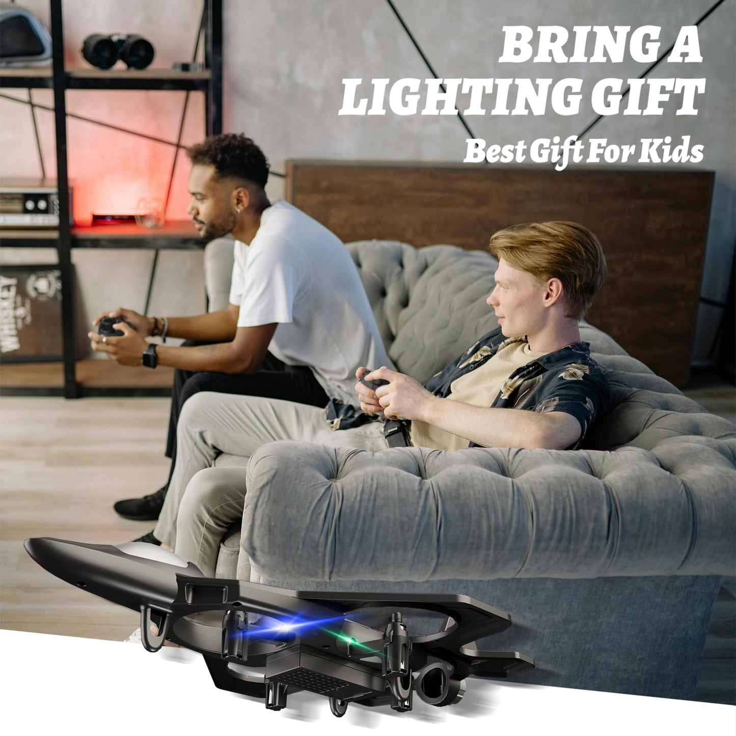 4DRC RC Planes Remote Control Airplanes for Kids, Foam Remote Control Planes for Kids Adults Beginners, Remote Control Helicopter Fighter Jet Drones for Kids Adults, 360° Flip Easy to Fly