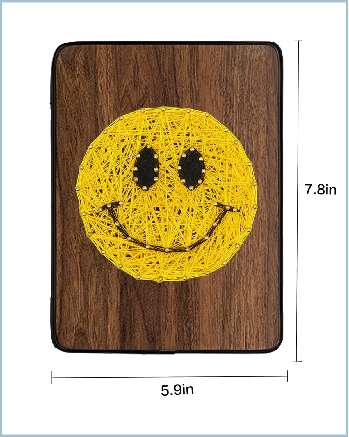 BAZIMA DIY String Art Kit for Beginner, DIY Smile Craft Kit,Unique Gift,Craft Kit for Holidays