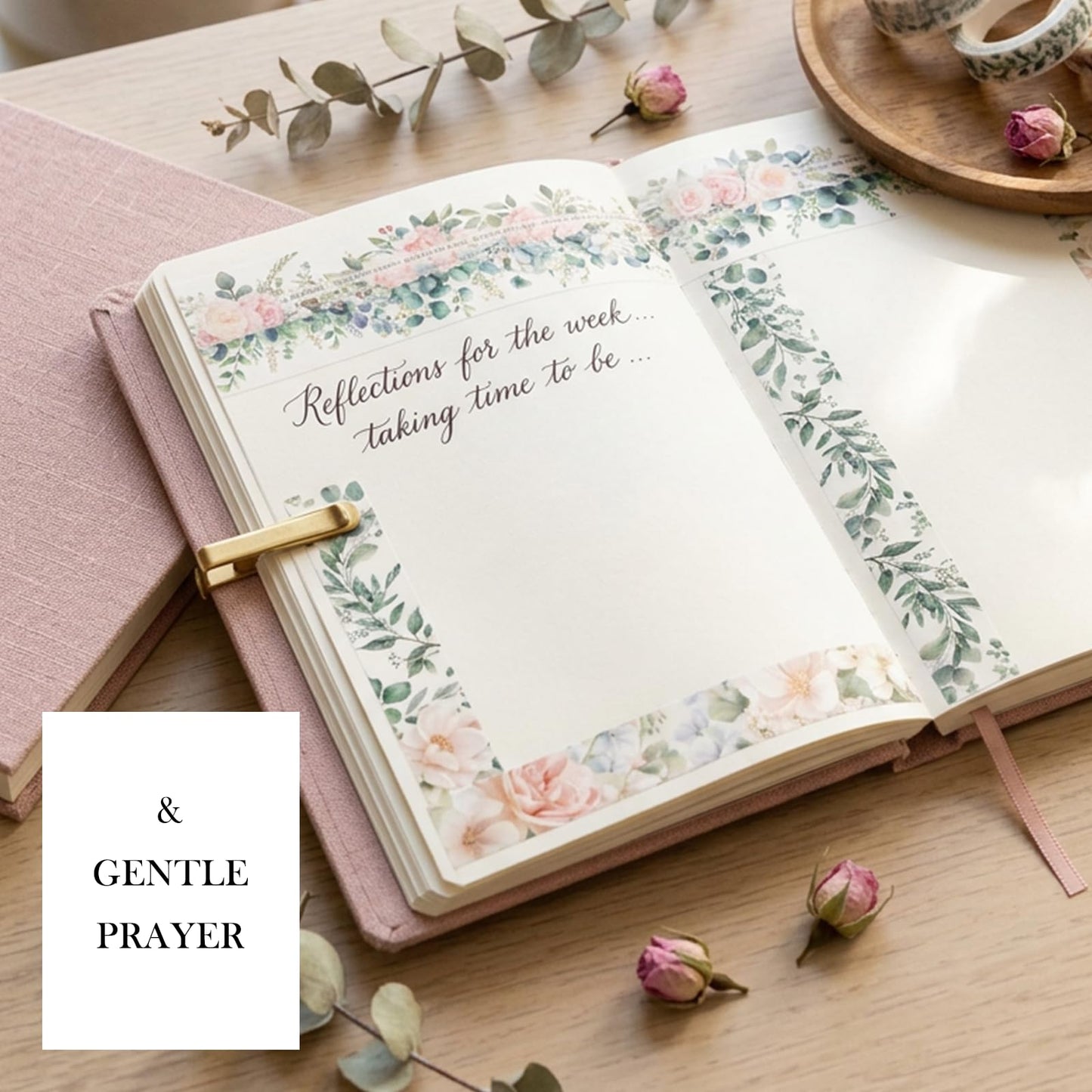 Bible Journaling Washi Tape Set for Women – 10 Rolls + Sticker Sheets, Floral Faith Theme Washi Tape with Scripture Verse & Christian Words, Decorative Tape for Planner, Prayer Journal Supplies
