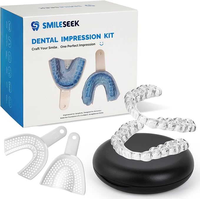 Custom Clear Mouth Guard for Nighttime Teeth Grinding & Clenching – Comfortable Night Guard for Adults & Teens, BPA-Free Bite Guard for Sleep