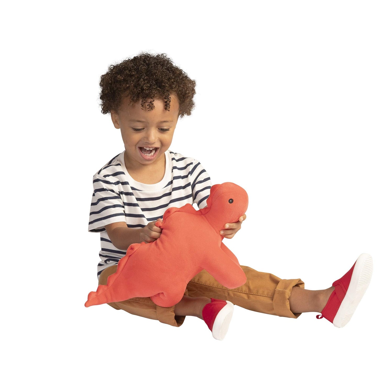 Manhattan Toy Gummy Velveteen Stegosaurus Dinosaur Stuffed Animal, 9.5"