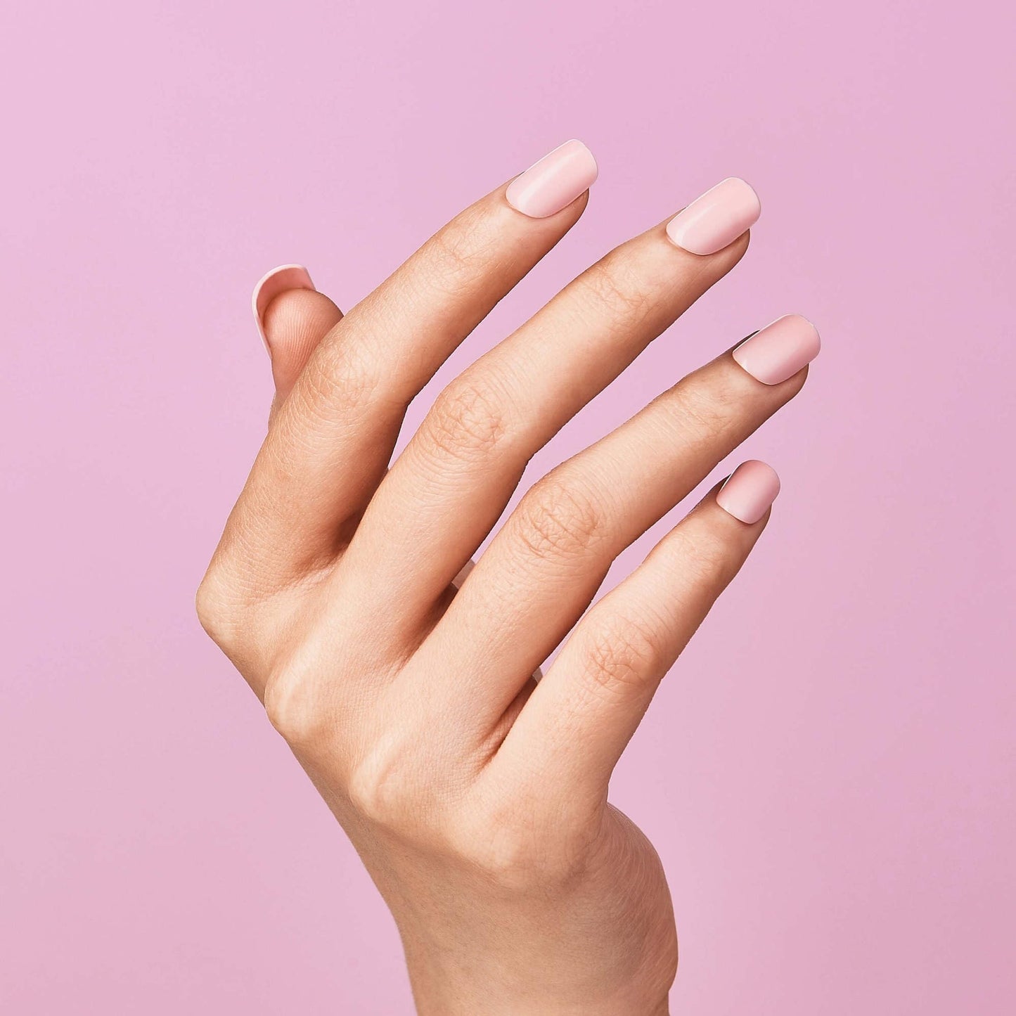 Kiss Impress No Glue Mani Press On Nails, Color, 'Pick me Pink', Pink, Short Size, Squoval Shape, Includes 30 Nails, Prep Pad, Instructions Sheet, 1 Manicure Stick, 1 Mini File