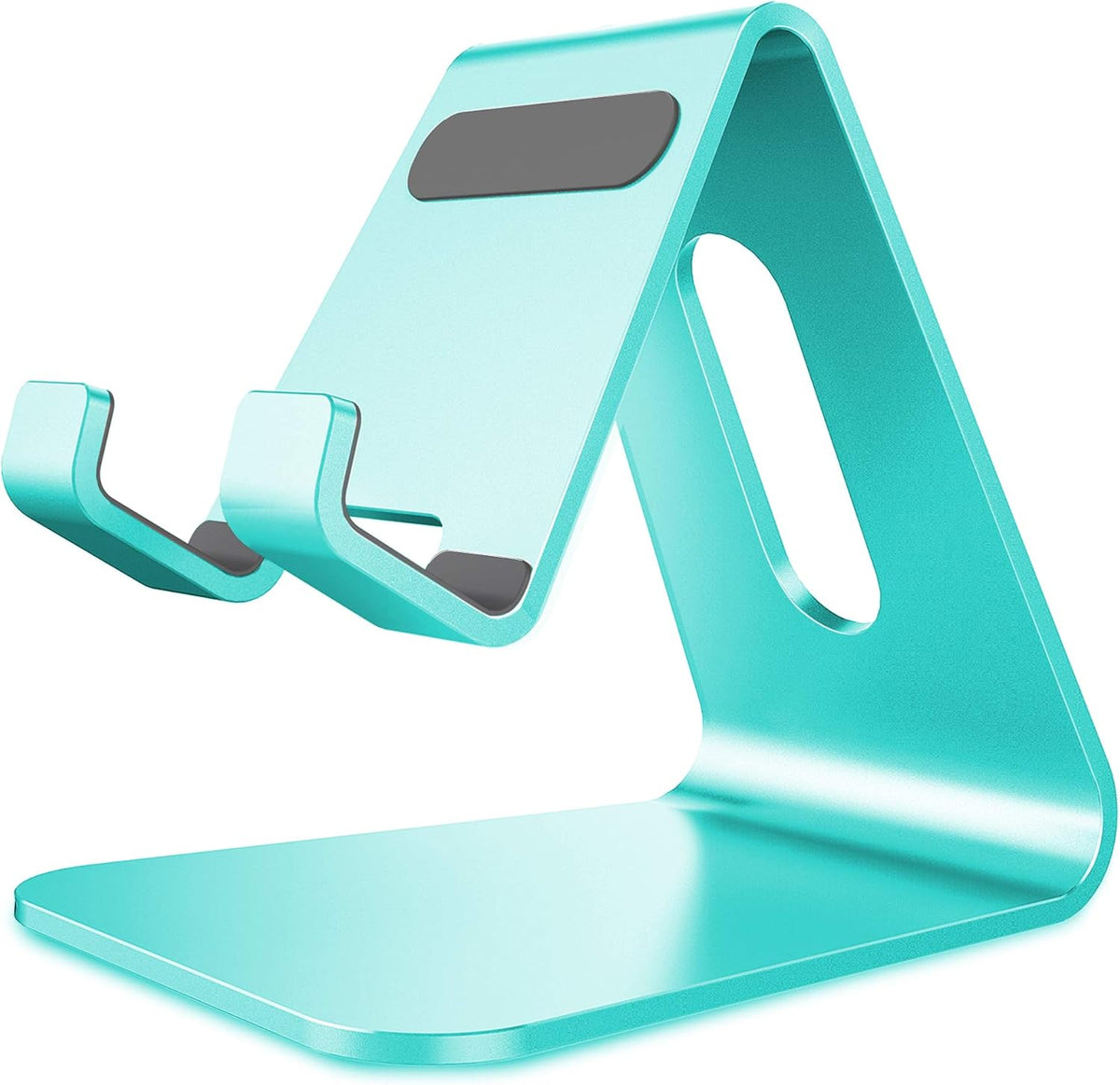CreaDream Cell Phone Stand, Cradle, Holder,Aluminum Desktop Stand Compatible with Switch, All Smart Phone, iPhone 11 Pro Xs Max Xr X Se 8 7 6 6s Plus SE 5 5s (Mint Green)