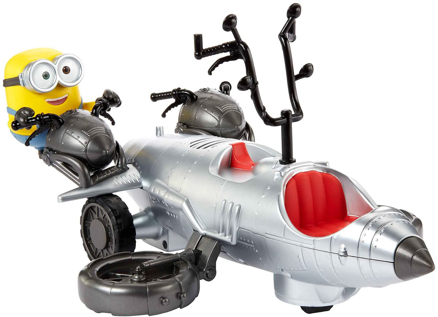 Mattel Minions Wild Rider Remote Control Vehicle with Minion Bob Action Figure, For Kids 4 Years and Older