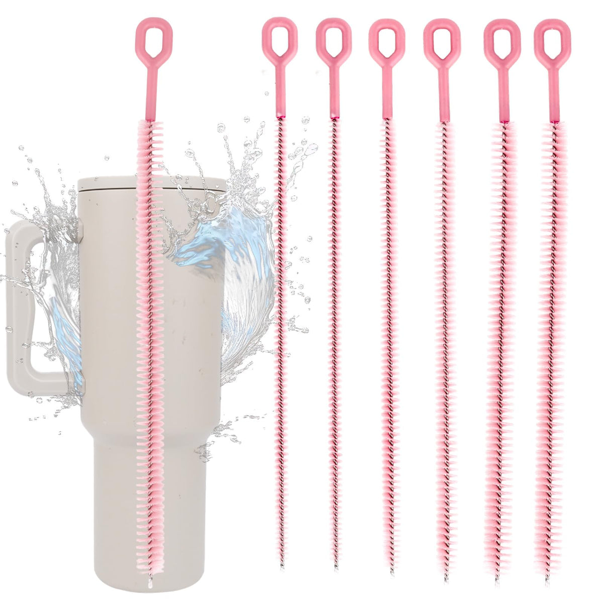 6pcs Straw Cleaner Brushes for Stanley (6 Count)