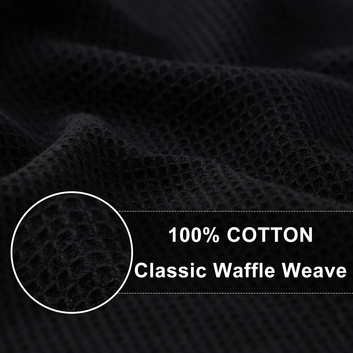 100% Cotton Waffle Weave Kitchen Towels (12 Count)