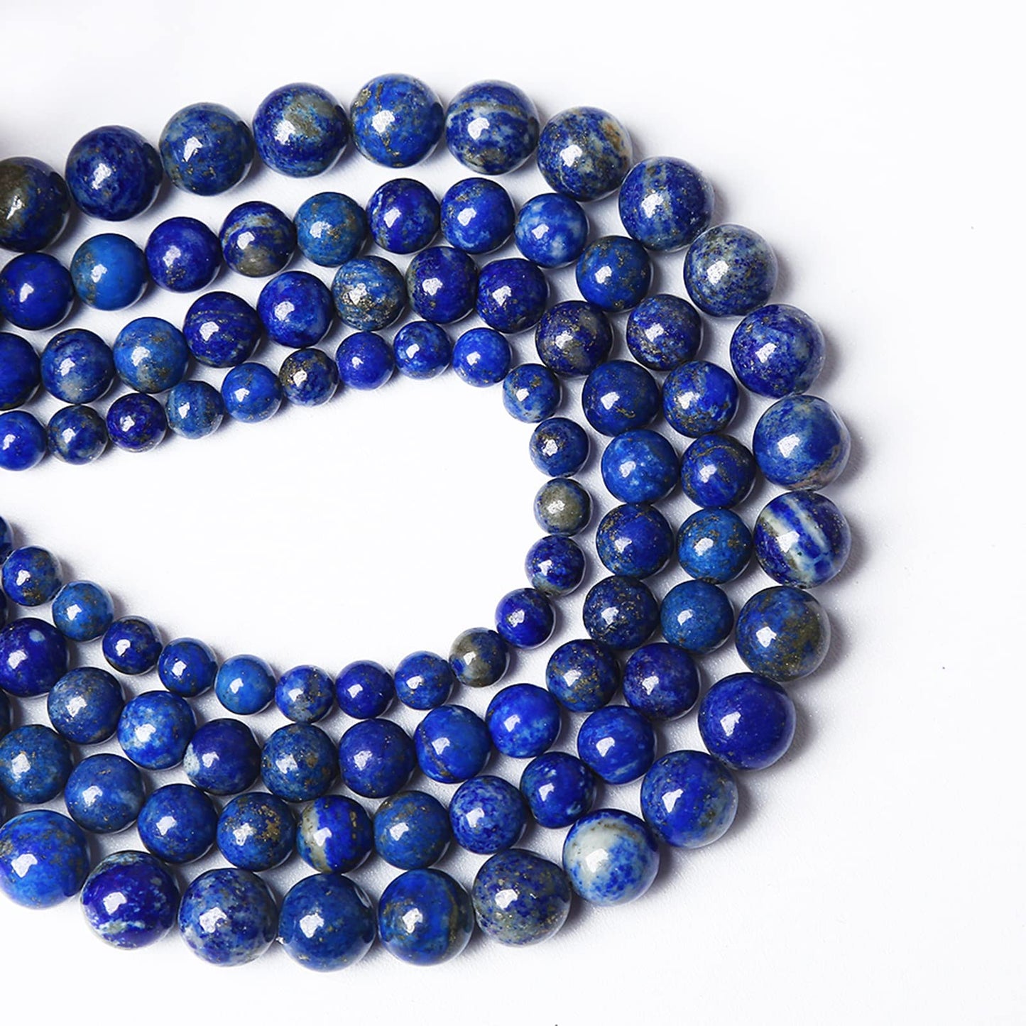 AAA+ Natural Lapis Lazuli Gemstone Beads 6mm 60PCS Round Loose Stone Beads for Jewelry Making DIY Bracelets Necklace Earrings