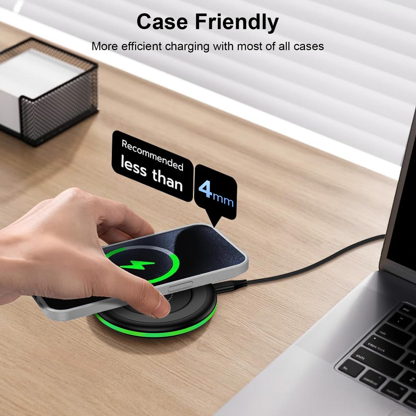 15W for Google Wireless Charger Compatible Google Pixel 10a 10 10 Pro XL /9A/9Pro Fold/9 Pro XL/9/8/8A/8 Pro/7,2 Pack Android Fast Charging Pad Samsung Wireless Charging Station for Galaxy S26 Ultra
