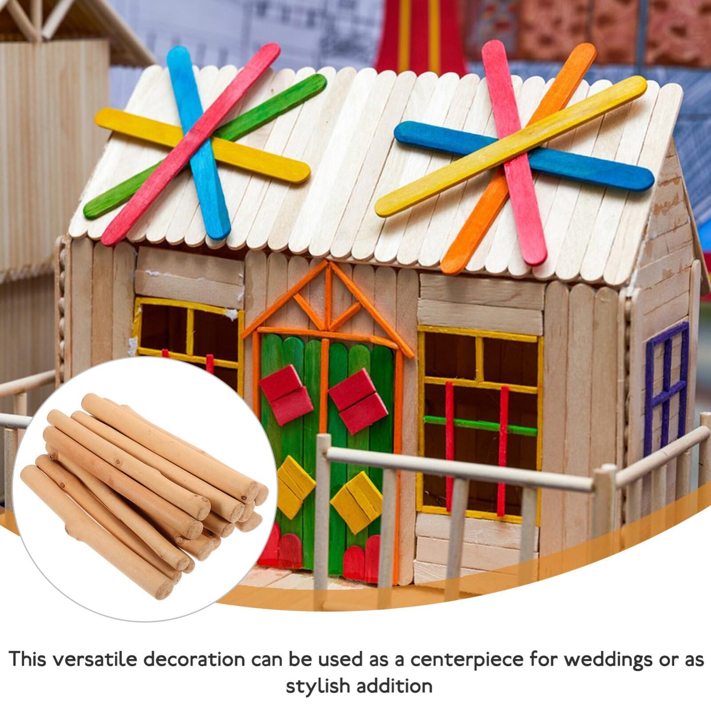 EXCEART Natural Drift Wood Pieces 12Pcs for DIY Crafts Rustic Vase Filler Beach Decor Wedding Table Centerpiece Decoration Wood Branches