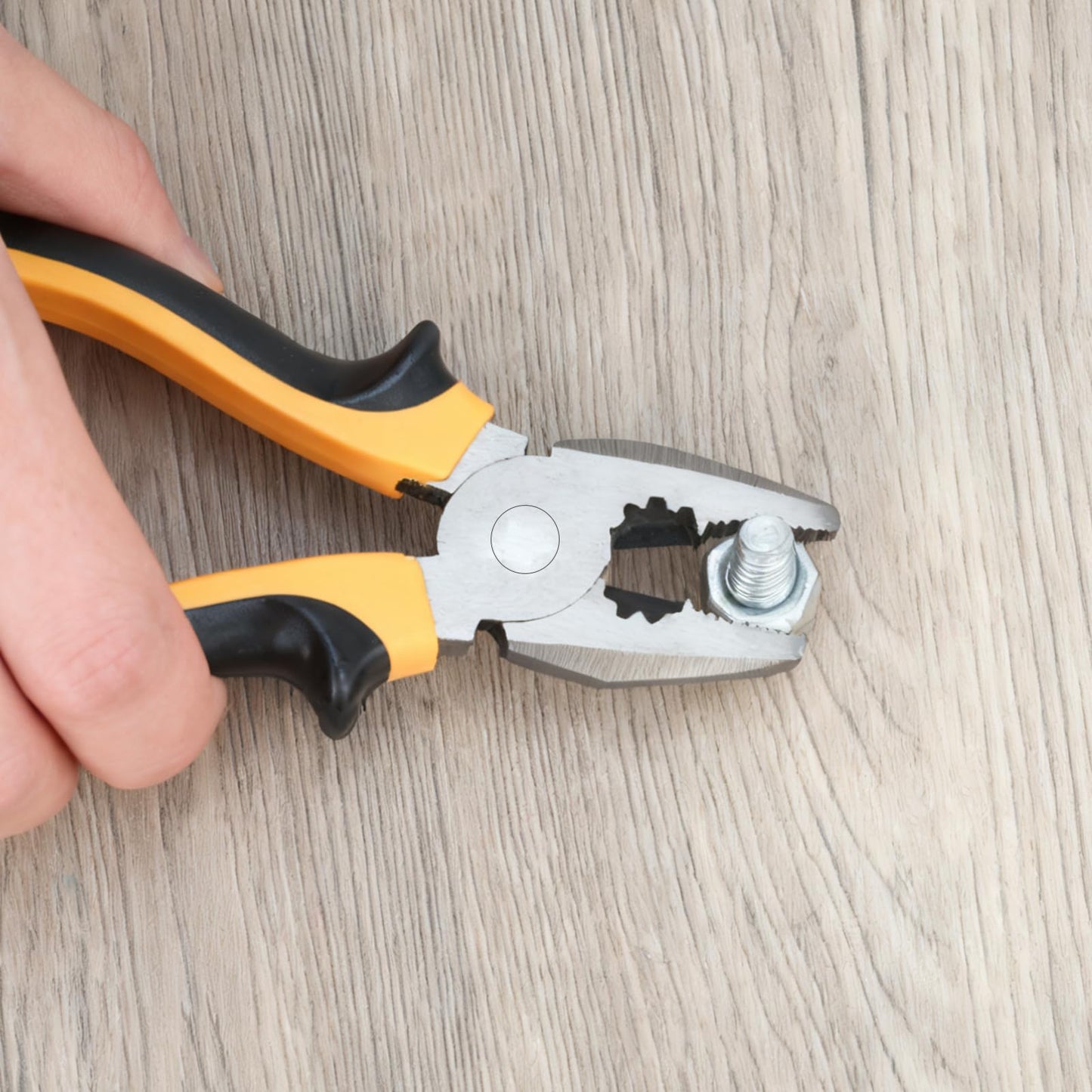 Plier Hammer Tool Set, 8 Inch Lineman’s Plier with Wire Cutter Heavy Duty Claw Hammer with Nonslip Handle