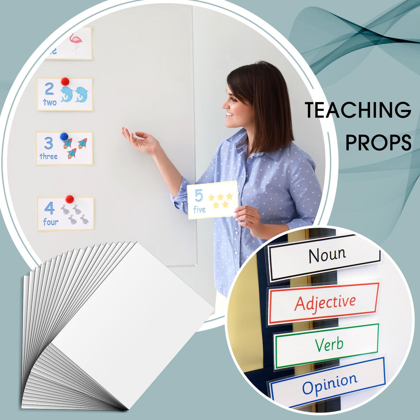 Xuhal 100 Pcs Magnetic Adhesive Sheets 4 x 6 Inch Flexible Magnetic Sheets with Adhesive Backing Self Paper Easy to Cut for Craft Photo Home Fridge Office Black