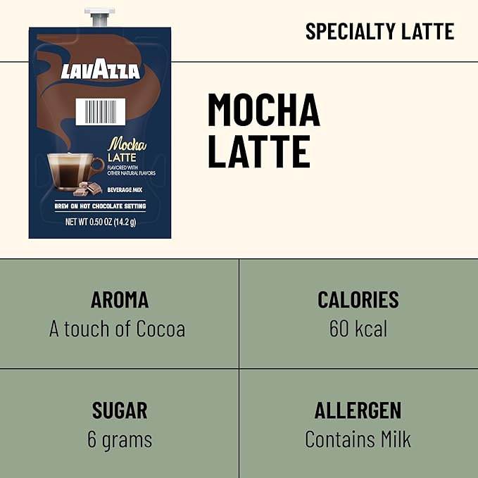 Flavia Lavazza Mocha Latte Freshpacks works only with Flavia Brewers (Case of 72)
