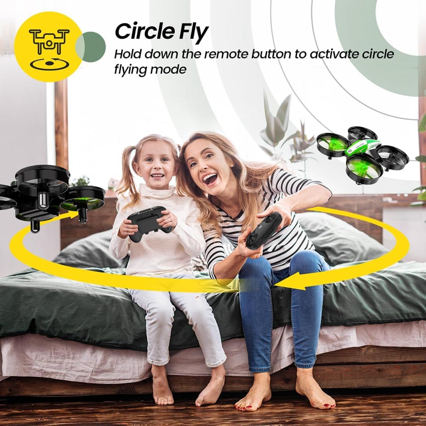 Holy Stone Mini Drone for Kids and Beginners, HS210 Green
