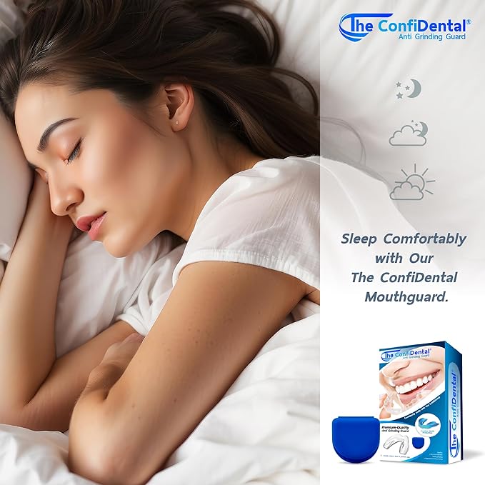 The ConfiDental Mouth Guard for Teeth Grinding and Clenching - Moldable Dental Nightguard Protection for Moderate Grinding with Additional Heavy-Duty - 4-Pack (3 Regular, 1 Heavy-Duty)