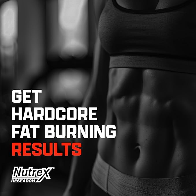 Nutrex Research Lipo-6 Hardcore Supplement, Supports Metabolism & Energy, Dietary Capsules – 60 Count