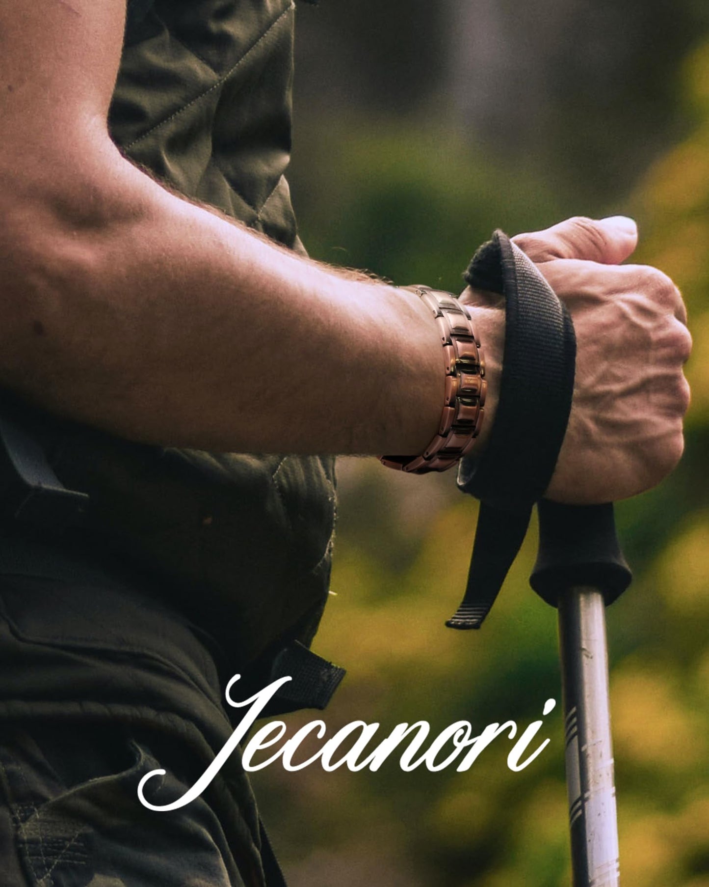 Jecanori 3X Strength Copper Bracelets for Men, Magnetic Bracelets for Men with 3800 Gauss Magnets, Premium Fold-Over Clasp