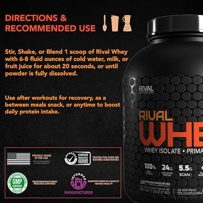 Rival Whey Cookies & Cream 5lb