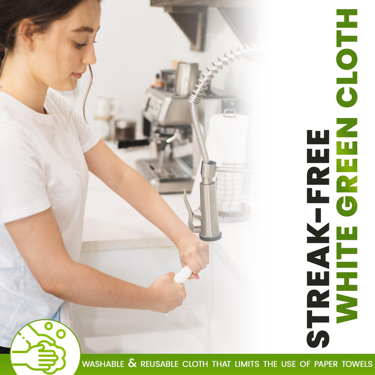 10 Pack Reusable Cleaning Cloths for Streak (10 Count)