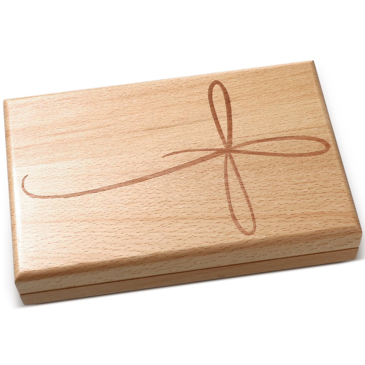 GlikCeil First Communion Keepsake Box, Engraved Wooden Rosary Box with Felt Lining, Catholic 1st First Holy Communion Gift, Ideal for Rosary Storage, Jewelry, and Religious Mementos Organizer