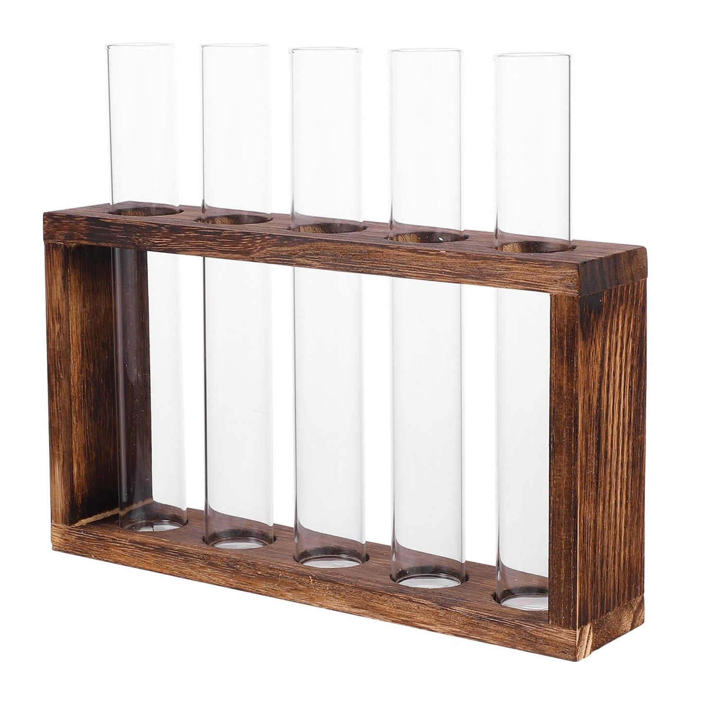 LALAFINA Glass Test Tube Vase Large Hydroponic Planter Container for Water Propagation Indoor Plants Terrarium Home Décor