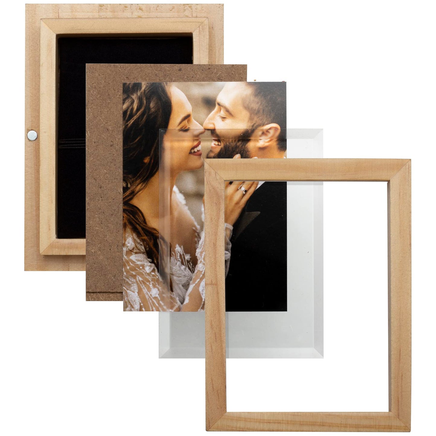 Neil Enterpises Inc. Wood Elite Flash Drive Box with Photo