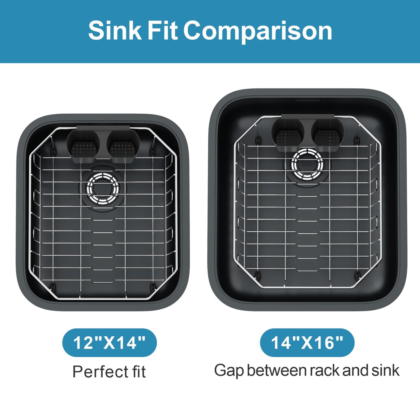 iSPECLE Small in Sink Dish Drying Rack - Stainless Steel Compact Inside Sink Dish Drainer for RV Apartment Kitchen, Rust Resistant, 11.6" W x 13.4" L, Silver