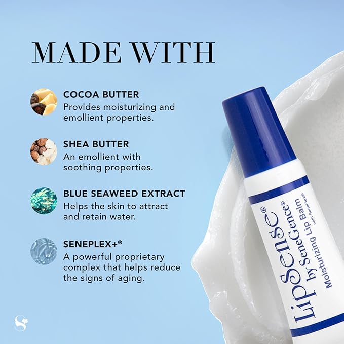 SeneGence LipSense Moisturizing Lip Balm, Pink, 0.25 Oz, Fragrance-Free Formula, Nourishing Coconut Oil, Shea and Cocoa Butter, Matte Finish for Dry Lips